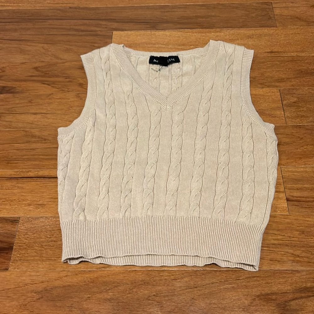 Sweater Vest Crop